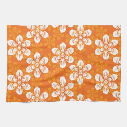 Flowers Patroon Theedoek (Horizontaal)