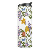 Flowers Patroon Thermosbeker (Gedraaid links)