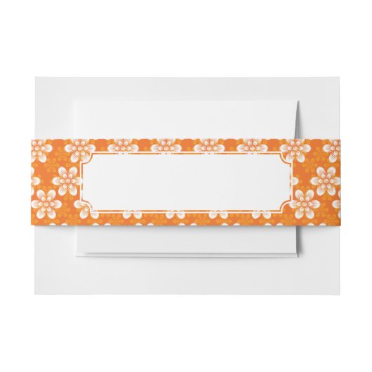 Flowers Patroon Uitnodigingen Wikkel (Voorkant Voorbeeld)