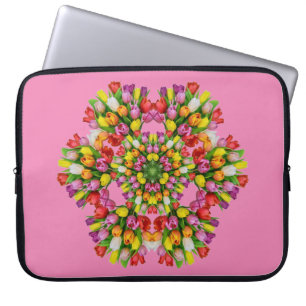 Flowers Patroonontwerp voor laptophoesjes Laptop Sleeve