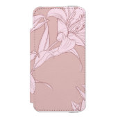 Flowers Pattern 11 Incipio iPhone Portemonnee Hoesje (Voorkant Agenda)