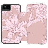 Flowers Pattern 11 Incipio iPhone Portemonnee Hoesje (Agenda Open)