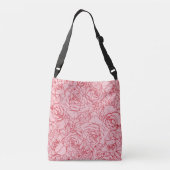 Flowers Pattern 14 Crossbody Tas (Achterkant)