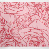 Flowers Pattern 14 Drieluik Wenskaart (Binnenkant midden)