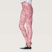 Flowers Pattern 14 Leggings (Links)