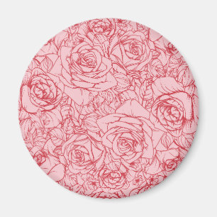 Flowers Pattern 14 Magneet