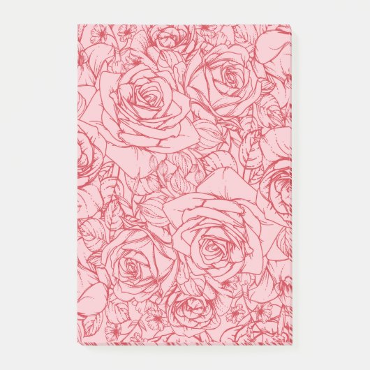 Flowers Pattern 14 Post-it® Notes (Voorkant)