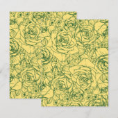 Flowers Pattern 15 Notitiekaartje (Voorkant / Achterkant)