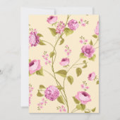 Flowers Pattern 16 Bedankkaart (Voorkant)