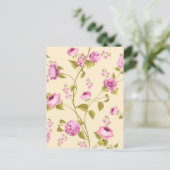 Flowers Pattern 16 Feestdagenkaart (Staand voorkant)