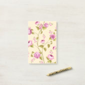 Flowers Pattern 16 Post-it® Notes (Op bureau)