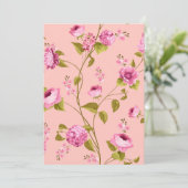 Flowers Pattern 17 Bedankkaart (Staand voorkant)