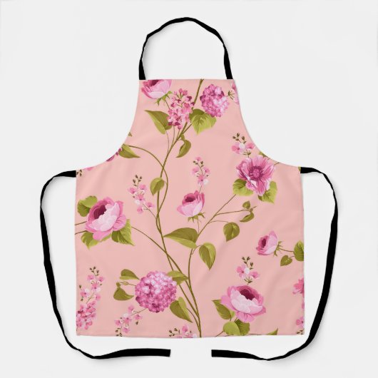 Flowers Pattern 17 Schort (Voorkant)