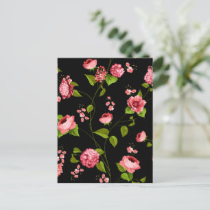 Flowers Pattern 18 Briefkaart