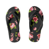 Flowers Pattern 18 Kinder Teenslippers (Voetbed)