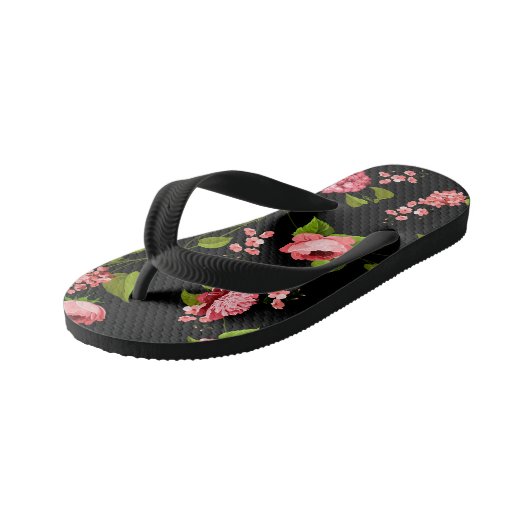 Flowers Pattern 18 Kinder Teenslippers (Schuin)