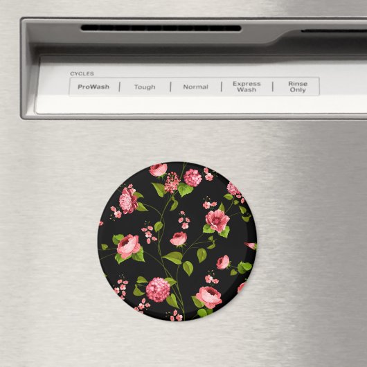 Flowers Pattern 18 Magneet (Insitu (Vaatwasser))