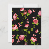 Flowers Pattern 18 Notitiekaartje (Achterkant)