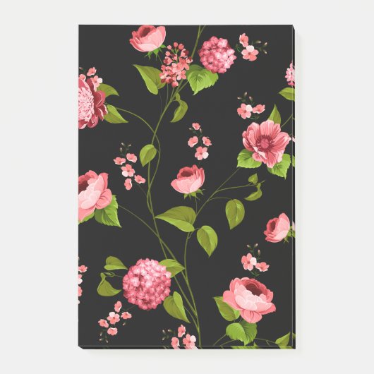Flowers Pattern 18 Post-it® Notes (Voorkant)