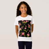 Flowers Pattern 18 T-shirt (Voorkant volledig)