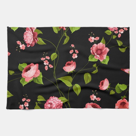 Flowers Pattern 18 Theedoek (Horizontaal)