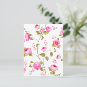 Flowers Pattern 19 Briefkaart