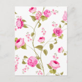 Flowers Pattern 19 Briefkaart (Voorkant)