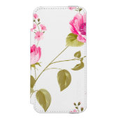 Flowers Pattern 19 Incipio iPhone Portemonnee Hoesje (Voorkant Agenda)