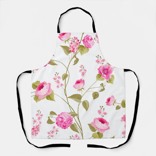 Flowers Pattern 19 Schort (Voorkant)