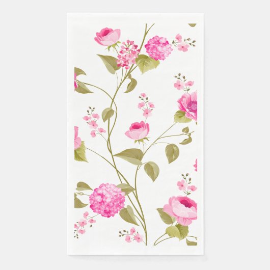 Flowers Pattern 19 Servet (Voorkant)