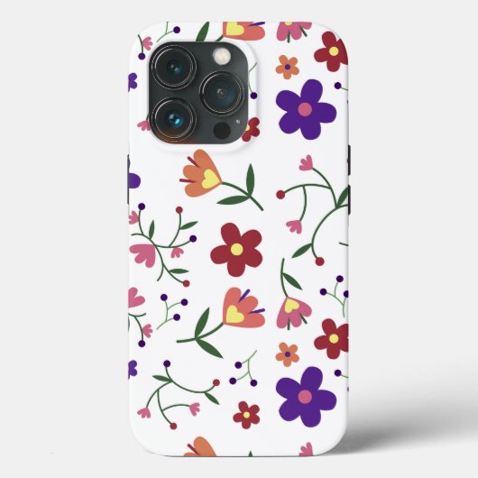 Flowers Pattern Natuur Design Flora Plant Case-Mate iPhone Case (Achterkant)