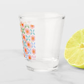 flowers pattern  shot glas (Rechts)
