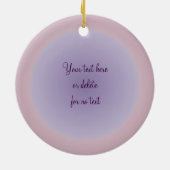 Flowers Peace Inspirerend Quote Ornament (Achterkant)