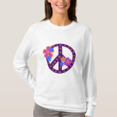 Flowers Peace Symbol T-shirts en cadeaus (Voorkant)