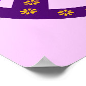 Flowers Peace Symbol T-shirts en cadeaus Poster (Hoek)