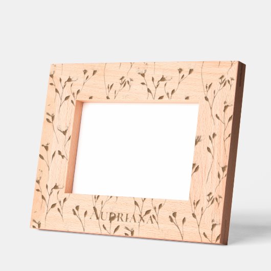 Flowers Personalized Gegraveerde Lijstjes (Links)