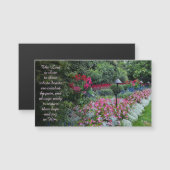 Flowers Photography Encouragement Quote Magnet (Voorkant / Achterkant)