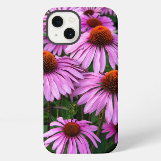 Flowers | Pink Coneflower Garden iPhone Hoesje (Achterkant)
