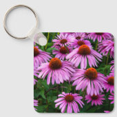 Flowers | Pink Coneflower Garden Sleutelhanger (Voorkant)
