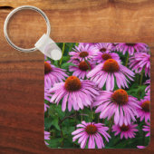 Flowers | Pink Coneflower Garden Sleutelhanger (Voorkant)