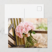 Flowers | Pink Rose Bouquet Briefkaart (Voorkant / Achterkant)