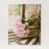 Flowers | Pink Rose Bouquet Legpuzzel (Verticaal)