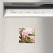 Flowers | Pink Rose Bouquet Magneet (Insitu (Vaatwasser))
