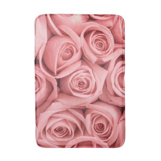 Flowers | Pink Roses Badmat (Voorkant Verticaal)