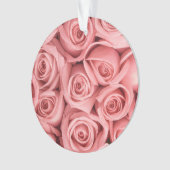 Flowers | Pink Roses Ornament (voorkant)