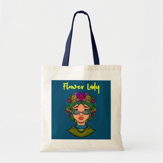 Flowers Plant Lover Flower Lady Florist Tote Bag (Voorkant)