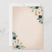 Flowers Polka Dots 18th Birthday Kaart (Achterkant)