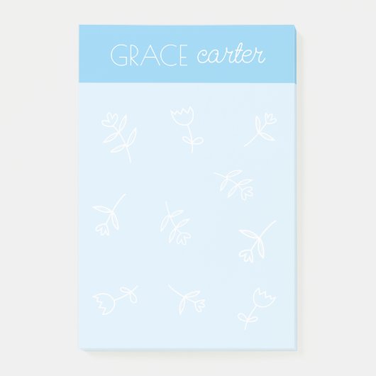 Flowers Post-it® notes (Voorkant)