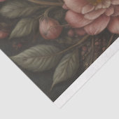 Flowers & postcard no2 vintage tissue paper tissuepapier (Detail)