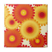 Flowers Print Tegel Tegeltje (Voorkant)